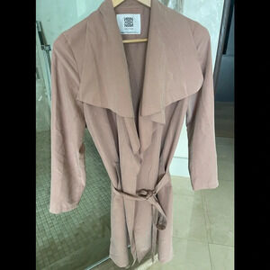 Keston Elegant Blush Trench Type Jacket